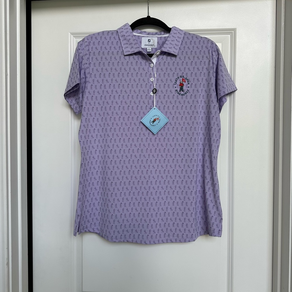 FootJoy NWT Lavender Pinehurst Golf Polo